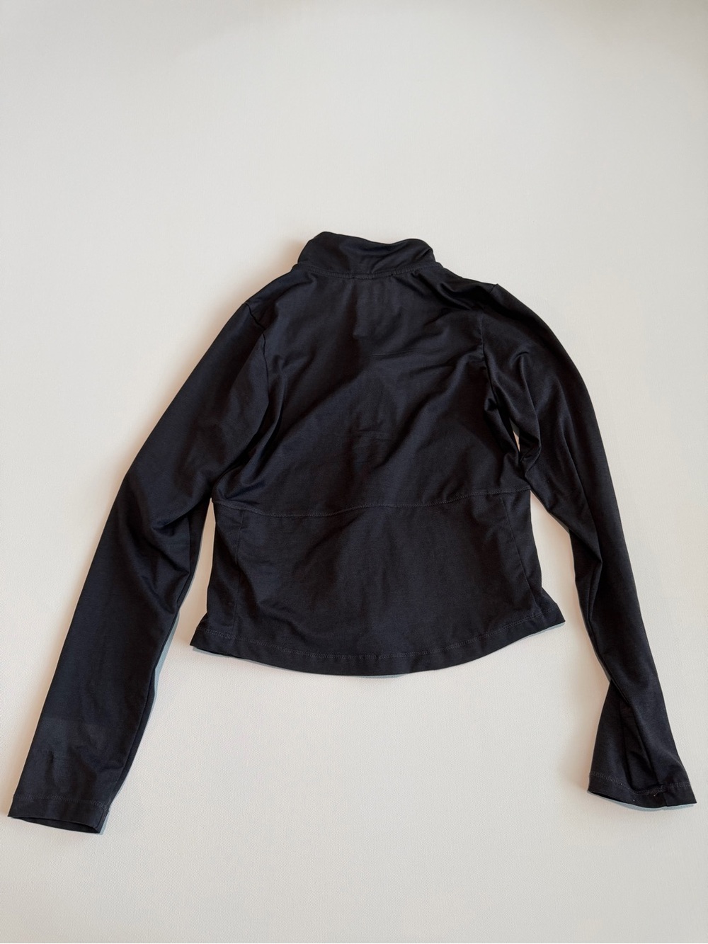 All In Motion Soft Stretch Full Zip Jacket Heathered Black Size Small - Picture 4 of 6